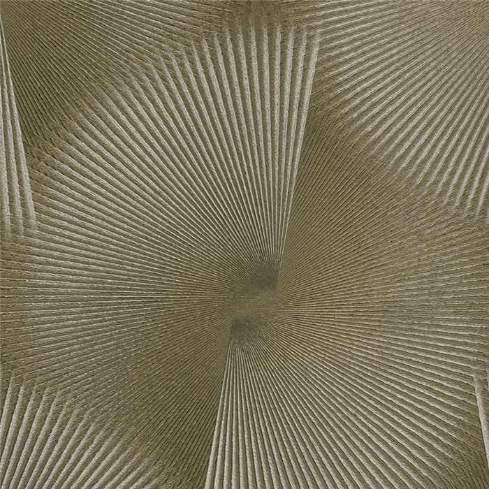 Tapete mit geom. 3D-Effekt in Gold und Grau, modern ·  792524