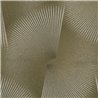 Tapete mit geom. 3D-Effekt in Gold und Grau, modern