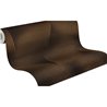 Tapete 3D-Effekt Geometrisch Modern Braun und Kupfer · 792525