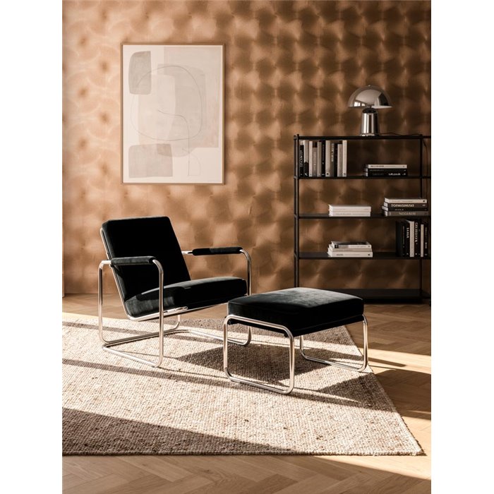 Geometrische Radial-Tapete Art Déco kupfer metallic ·  792526