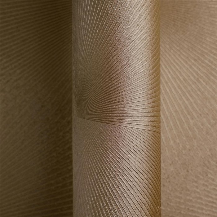 Geometrische Radial-Tapete Art Déco kupfer metallic ·  792526