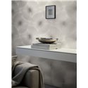 Tapete mit 3D-Radialeffekt modern silbergrau ·  792527