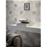 Papel pintado efecto 3D moderno gris plateado · 792527
