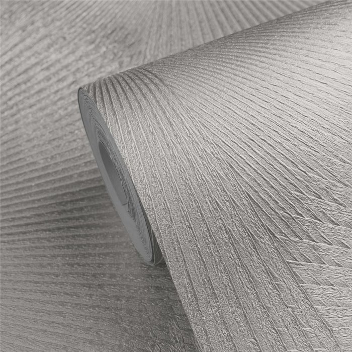 Tapete mit 3D-Radialeffekt modern silbergrau ·  792527