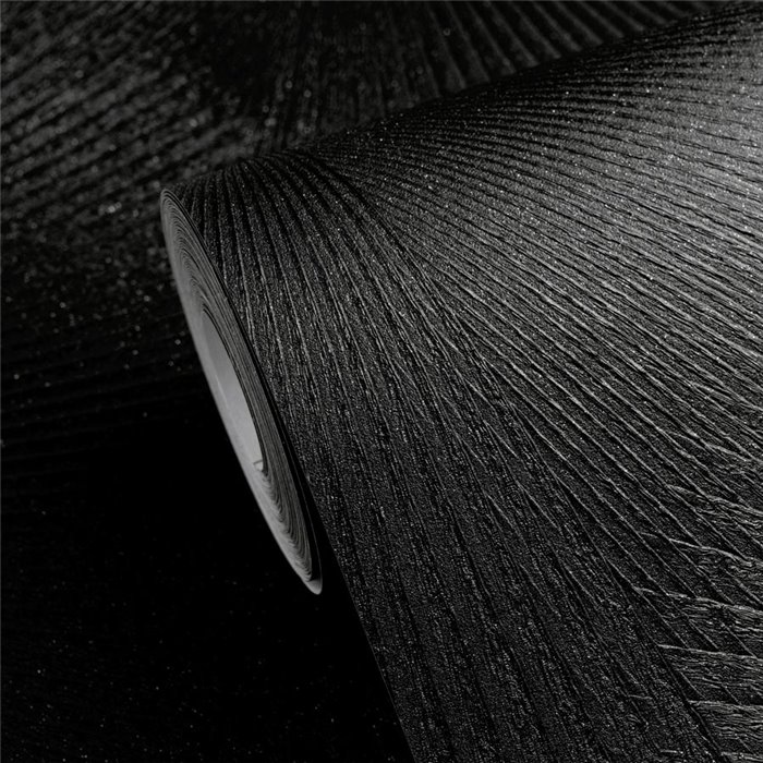 Modernes 3D-Effekt Tapete schwarz mit Metallic-Glanz ·  792528
