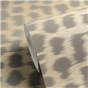 Tapete mit Leopardenmuster Glam Chic in Beige und Grau ·  792534