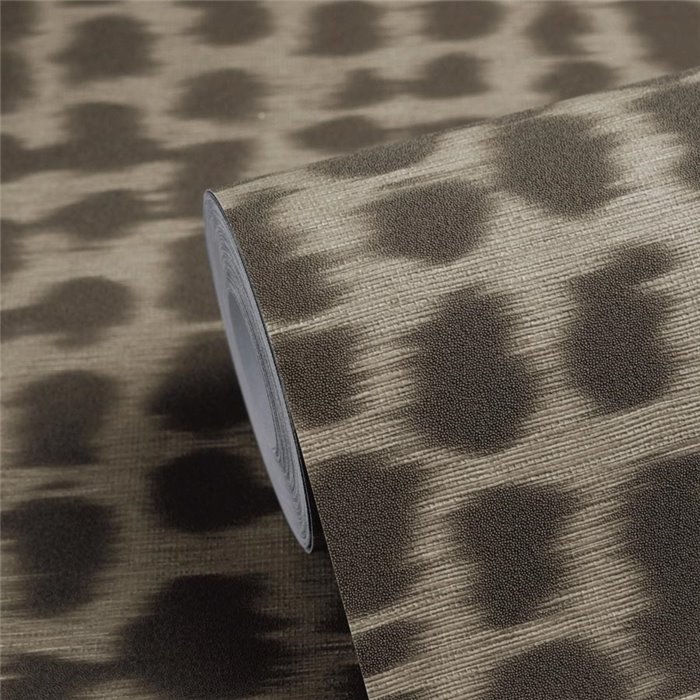 Leopardenmuster Glam Chic Tapete beige und braun ·  792535