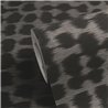 Leopard Glam Chic Tapete grau und schwarz · 792536