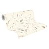 Papier peint fleurs sauvages scandinave blanc et vert · 792401