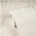 Papel pintado juncos Japandi crema y blanco ·  792821