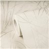 Papel pintado juncos Japandi crema y blanco ·  792821