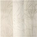 Papel pintado juncos Japandi crema y blanco ·  792821
