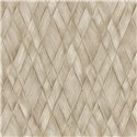 Tapete mit 3D-Rombenflechtmuster in Beige und Braun ·  793131