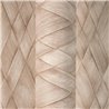 3D woven diamond pattern wallpaper in beige and brown ·  793131