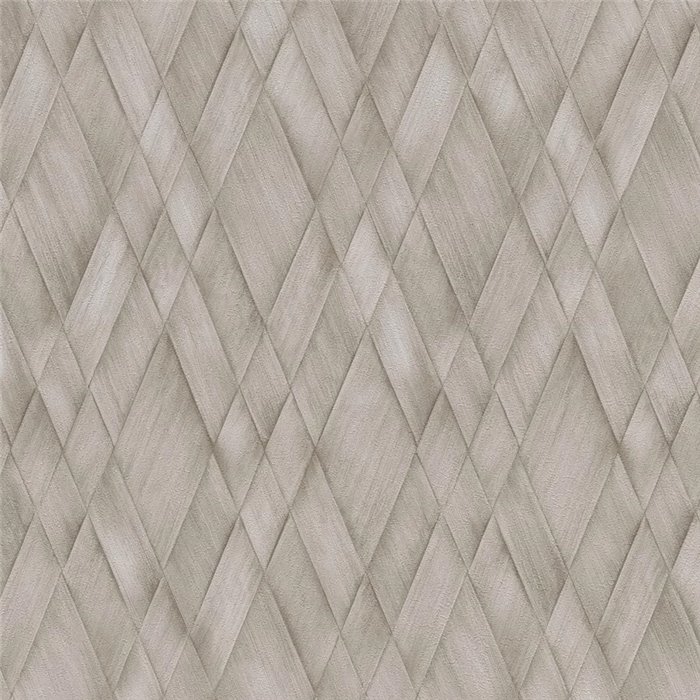 Tapete mit Rauten in Korboptik Braun und Beige ·  793135