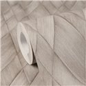 Papier peint losanges effet osier marron et beige ·  793135