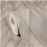 Tapete mit Rauten in Korboptik Braun und Beige · 793135