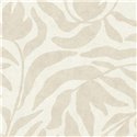 Tapete organische Blätter Japandi beige und cremeweiß ·  793141