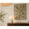 Tapete organische Blätter Japandi beige und cremeweiß · 793141