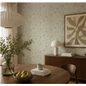 Botanical leaf wallpaper sage green ·  793142