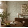 Botanical leaf wallpaper sage green · 793142