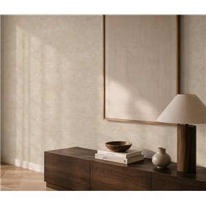 Tapete mit Stuckeffekt minimalistisch creme 2