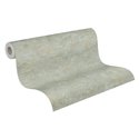 Papel pintado efecto cemento verde salvia y beige ·  793184
