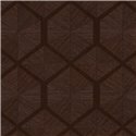Tapete mit geometrischen Hexagonen in Braun und Beige ·  793191