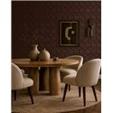 Tapete mit geometrischen Hexagonen in Braun und Beige ·  793191