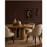 Tapete mit geometrischen Hexagonen in Braun und Beige ·  793191