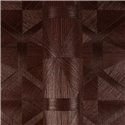 Tapete mit geometrischen Hexagonen in Braun und Beige ·  793191