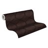 Tapete mit geometrischen Hexagonen in Braun und Beige ·  793191
