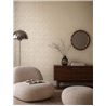 Geometrische Tapete mit Hexagonen in Creme und Weiß · 793192