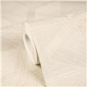Hexagon geometric wallpaper cream and white ·  793192