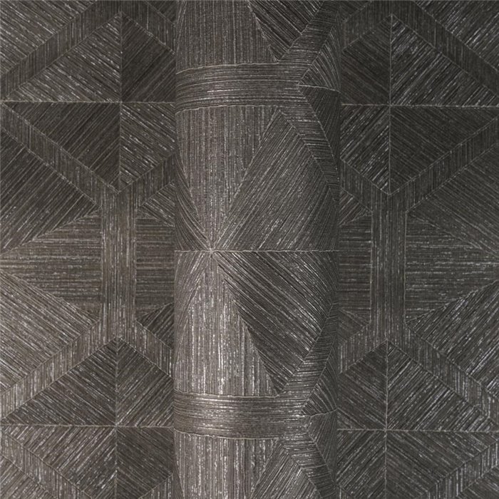 3D geometrische Tapete grau und braun ·  793196