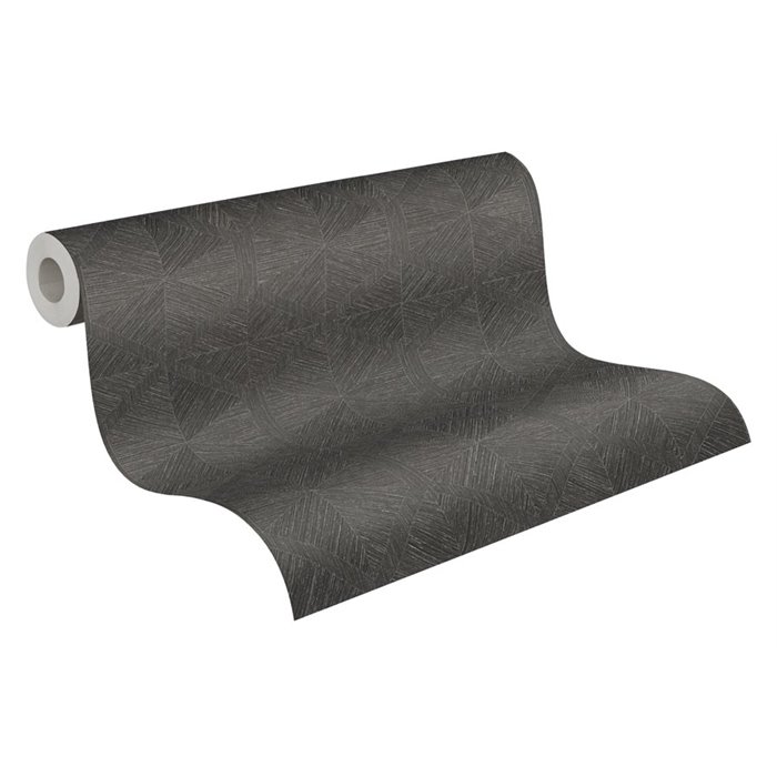 3D geometrische Tapete grau und braun ·  793196