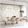 Bookmatched marble-vein wall mural in pale tones · Khroma Caldera DGCAL2021-2022