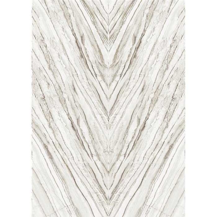 Bookmatched marble-vein wall mural in pale tones · Khroma Caldera DGCAL2021-2022