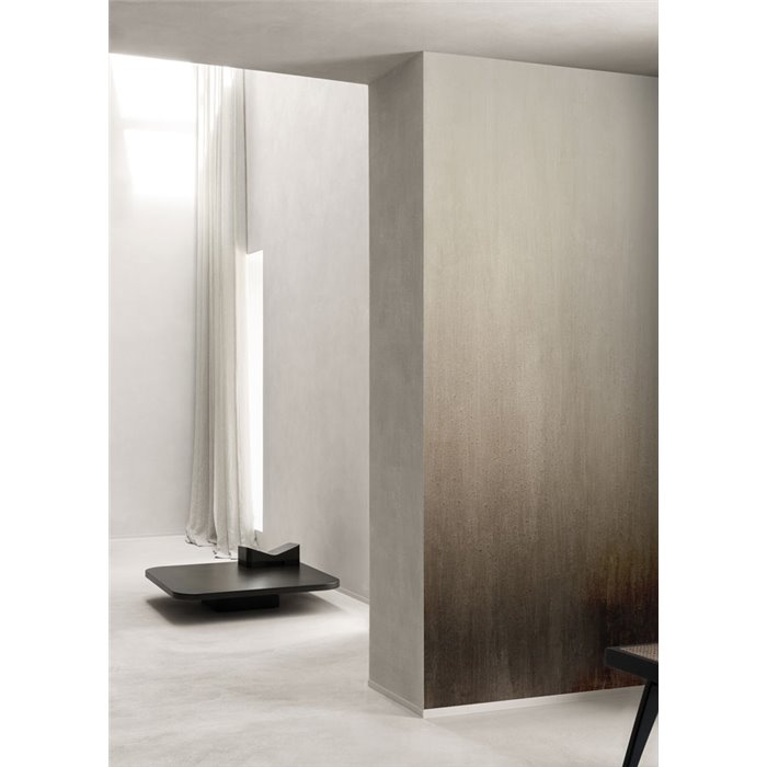 Ash-toned ombré wall mural with vertical wash · Khroma Caldera DGCAL3011