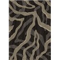 Abstract wall mural with organic flowing bands · Khroma Caldera DGCAL4011-4012