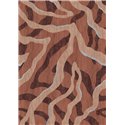 Mural de pared abstracto con vetas ondulantes · Khroma Caldera DGCAL4031-4032