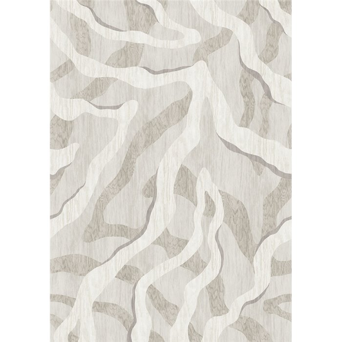 Abstract wall mural with flowing stone tones · Khroma Caldera DGCAL4051-4052