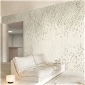 Abstract wall mural with organic droplets · Khroma Caldera DGCAL5011-5012