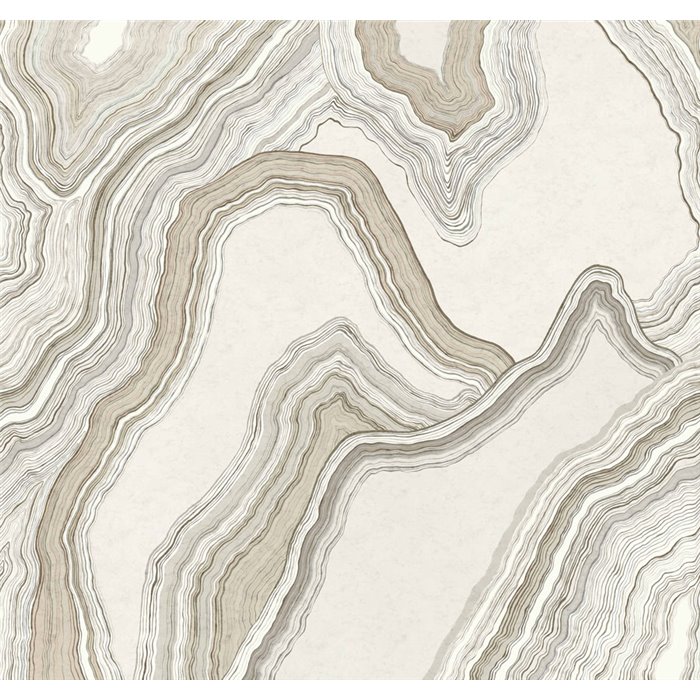 Mural de pared abstracto con líneas topográficas · Khroma Erosion DGERO1021-1023