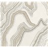 Mural de pared abstracto con líneas topográficas · Khroma Erosion DGERO1021-1023