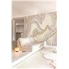 Abstract geological contour wall mural · Khroma Erosion DGERO1031-1033