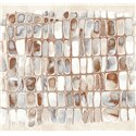 Mural panoramique abstrait façon mosaïque aquarellée · Khroma Erosion DGERO2011-2013