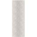 Soft greige vertical wave wall mural · Khroma Ray DGRAY102