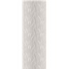 Soft greige vertical wave wall mural · Khroma Ray DGRAY102