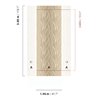 Sand-toned organic line wall mural · Khroma Ray DGRAY104